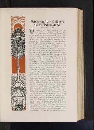 Schiller auf der Hofbühne seines Heimatlandes