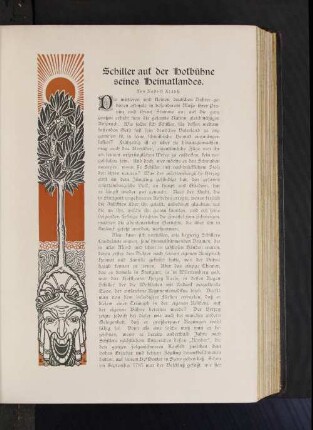 Schiller auf der Hofbühne seines Heimatlandes