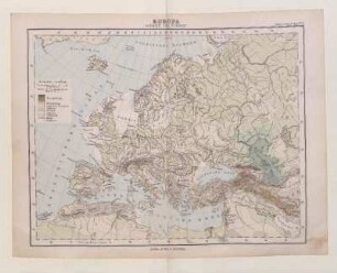 Europa Höhen und Tiefen