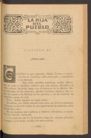 Capítulo XC - ¡Padre mío!