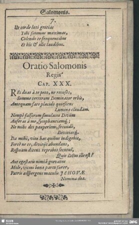 Oratio Salomonis