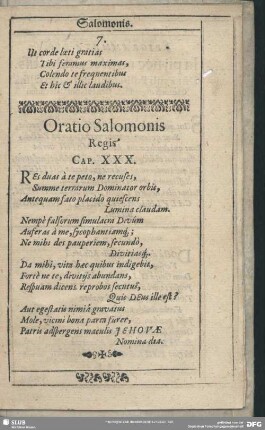 Oratio Salomonis