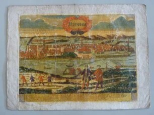 Guckkastenbild mit Ansicht von Potsdam