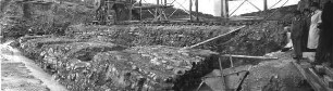 Krafthausbaugrube Staustufe Goßmannsdorf/Main