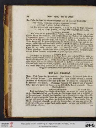 Das XIV. Hauptstück