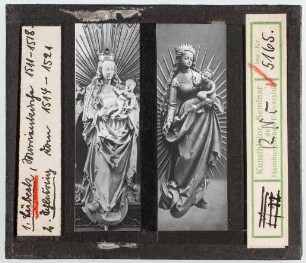 Lübeck, Marienkirche: Madonna, Vergleich mit Schleswig, Dom, Madonna