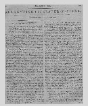 Licht und Finsterniß. Roman und nicht Roman [Bd. 1]. Schneeberg: Arnold 1796 Mehr nicht ersch.