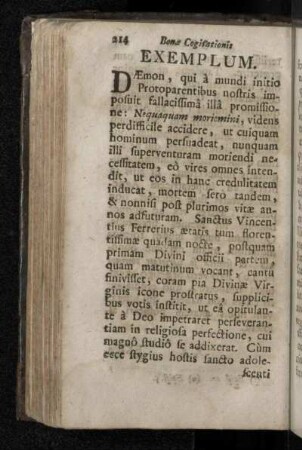Exemplum. [De sancto Vincentio Ferrerio]