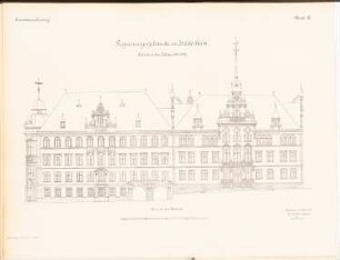 Regierungsgebäude, Hildesheim: Ansicht Westseite