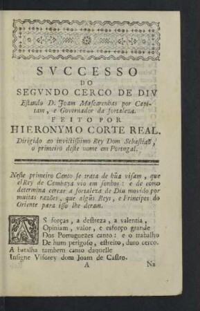 [Primeiro Canto]