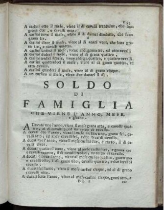 Soldo Di Famiglia.