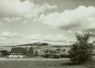 Seiffen-Heidelberg, Grube Schnarre, Huthaus und Halde von Süden