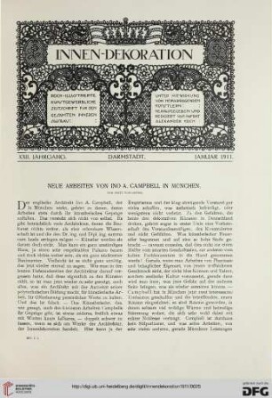 Neue Arbeiten von Ino A. Campbell in München