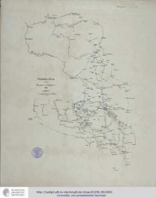 Übersichts-Karte zu den Operationen des Feldzuges 1761 in Schlesien vom Anfang July bis zum Schluss. [Berlin, ca.1850]