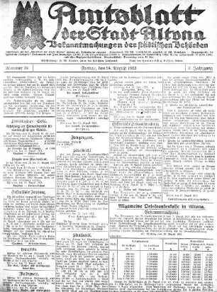 Nummer 34 : Freitag, den 24. August 1923