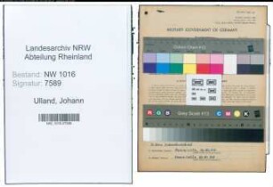 Entnazifizierung Johann Ulland , geb. 01.08.1901 (Landwirt)