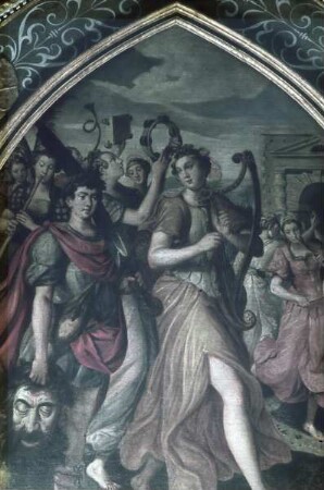 Davids Einzug in Jerusalem mit Goliaths Haupt