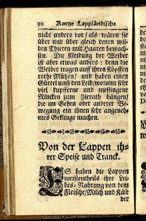 Von der Lappen ihrer Speise und Tranck.