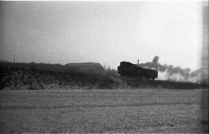 Lok 15, Güterzug 300 nur mit Packwagen bei Hechingen - Friedrichstraße