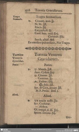 Tormia Venteris Gravidarum