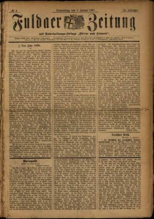 Ausgabe vom Donnerstag, den 07. Januar 1897.