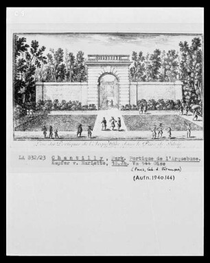 Chantilly, Schlosspark, Portique de l'Arquebuse