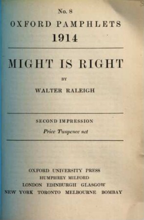 Might is right