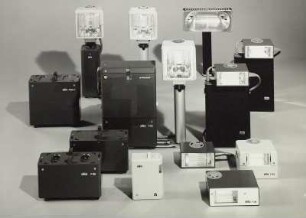 Braun Blitzgerätesortiment der Braun Gestaltungsabteilung