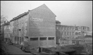 Freiburg: Neubau Verlagshaus Rombach & Co., vom Colombi Park