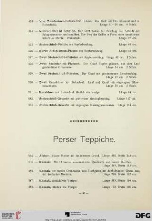 Perser Teppiche (584-598)