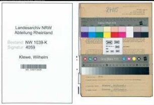 Entnazifizierung Wilhelm Klewe , geb. 12.08.1907 (Beamter)