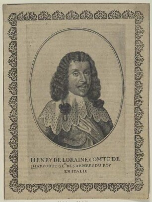 Bildnis des Henry de Loraine, Comte de Harcourt