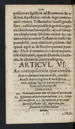 Articul. VI.