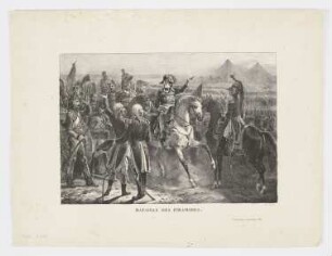 Bataille des Piramides, aus: "Geschichte Napoleons"