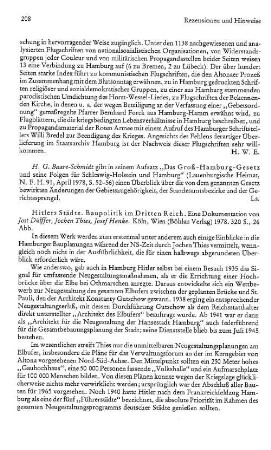 Richter, Klaus ; Thies, Jochen ; Henke, Josef :: Hitlers Städte, Baupolitik im Dritten Reich, eine Dokumentation : Köln u.a., Böhlau, 1978