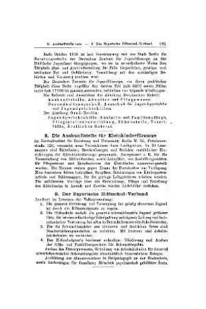 Die Auskunftsstelle für Kleinkinderfürsorge : [Mitteilungen]