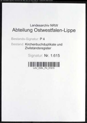 Kirchenbuchduplikat der katholischen Gemeinde Bökenförde (GHT 1847). (Gemeinde: Bökenförde, katholische Gemeinde)