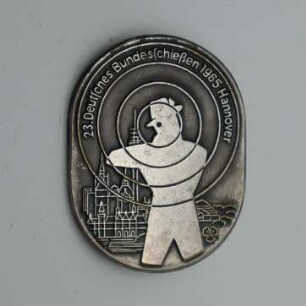 Festabzeichen Deutsches Bundesschießen Hannover 1965