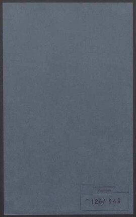 Heinrich Christoph Wilhelm Sigwart (1789-). Personalakte des Lehrkörpers : Akte betreffend Heinrich Christoph Wilhelm Sigwart, Dozent für Philosophie