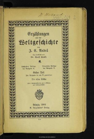 Die alten Völker