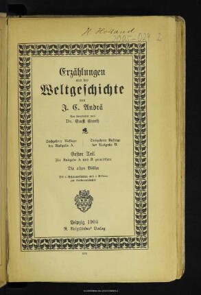 Die alten Völker