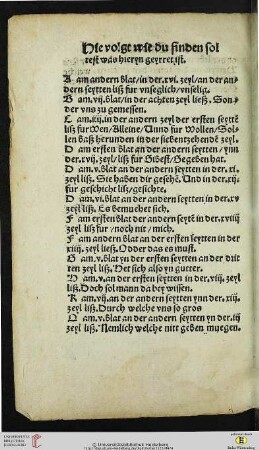 Die volgt wie du finden sol