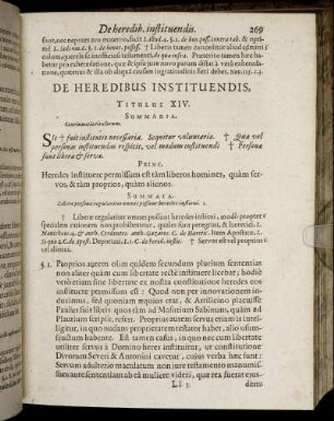 Titulus XIV. - Titulus XIX.