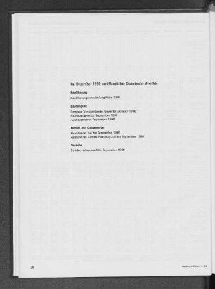 Im Dezember 1990 veröffentlichte Statistische Berichte