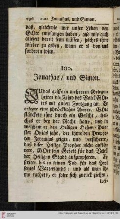 100. Jonathas und Simon