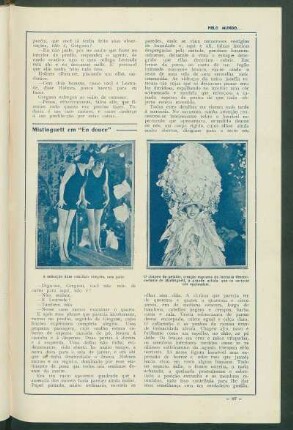 Mistinguett em "En douce"