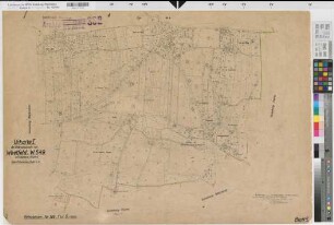 Weetfeld (Hamm), Umlegung Weetfeld, Bl. 5 Urkarte I Osterbönen Flur 5