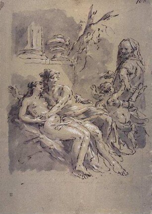 Sokrates, Alcibiades und die Hirtin