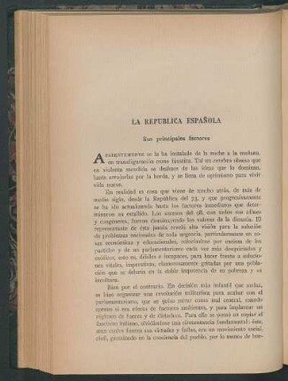 La república española
