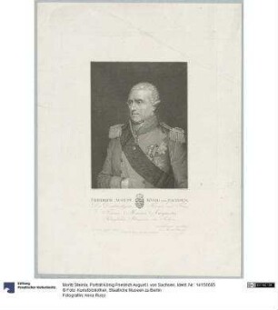 Porträt König Friedrich August I. von Sachsen
